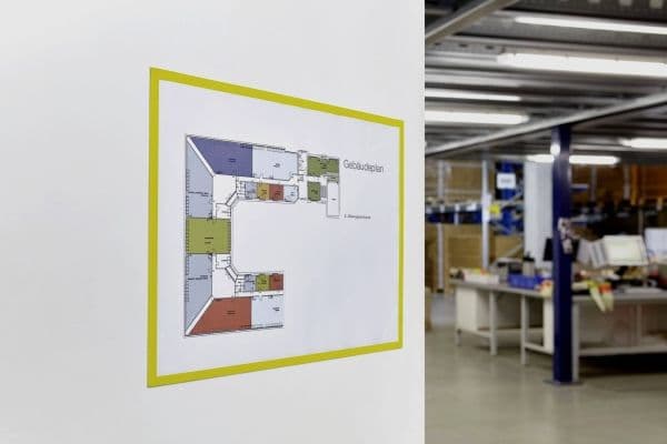 Magnetoplan 1130402 Magnetramme Gul A3