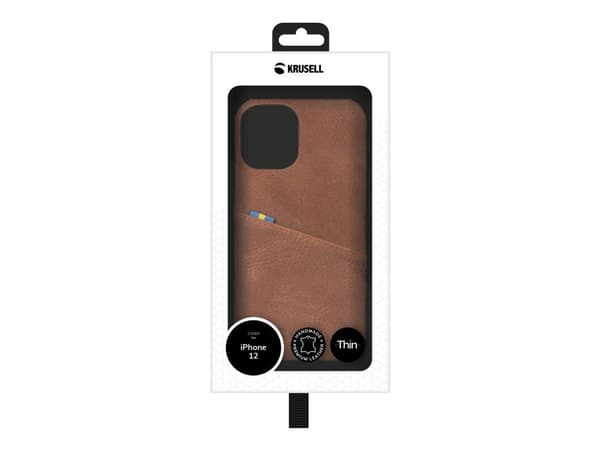 Krusell 62154, Suojus, Apple, iPhone 12 Mini, 13,2 cm (5.18"), Ruskea