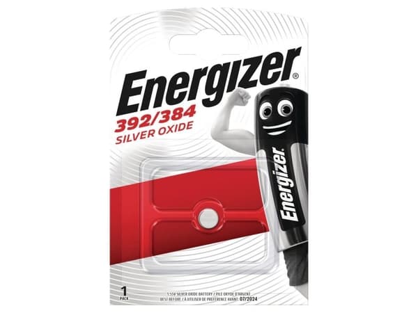 Knapcelle batteri Energizer Sølvoxid D384, 1,5V