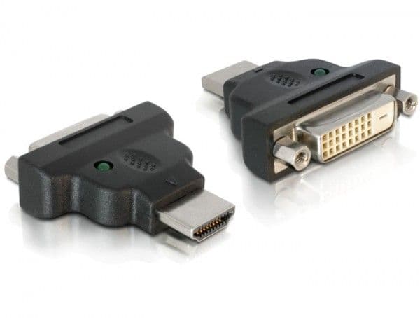 Delock - Videokort - DVI-D hona till HDMI hane