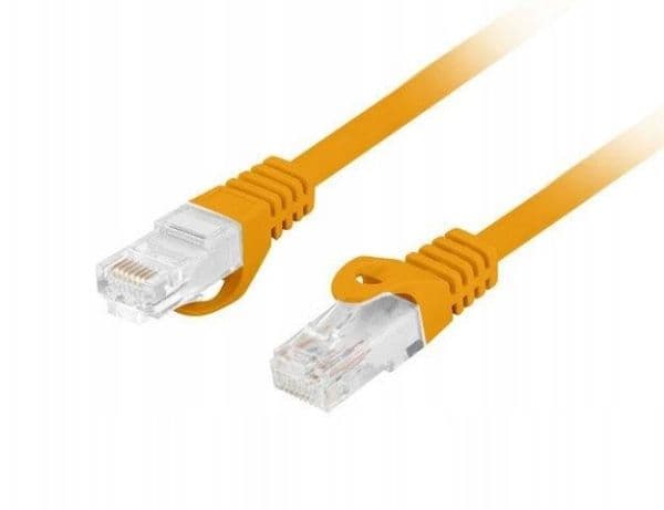 Lanberg PATCHCORD Kat.6 UTP LSZH CU 15m orange FLUKE PASSED
