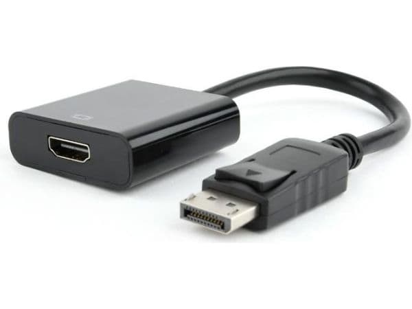 Cablexpert - Videoadapter - DisplayPort han til HDMI hun - 10 cm - lajittelu - 1080p tuki