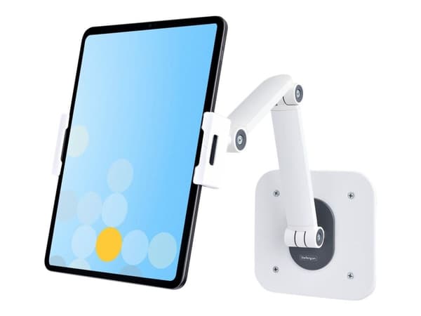 StarTech.com Adjustable Tablet Stand for Desk, Desk/Wall Mountable, Supports Up to 2.2lb, Universal Tablet Stand Holder for Desk, Articulating Tabl...