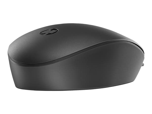 HP 125 - Mus - kabel - USB - svart