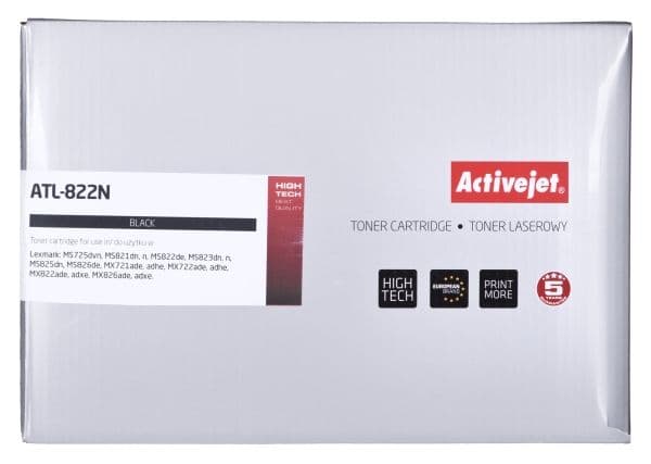 Activejet ATL-822N, 15000 sidor, Svart, 1 styck