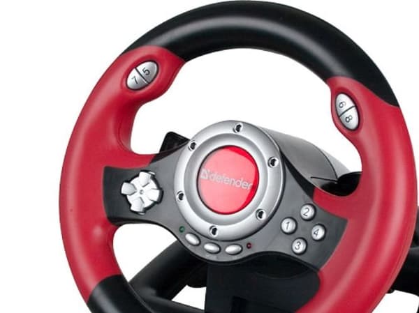 Defender Challenge Mini LE - Hjul- og pedalsett - kablet - for PC