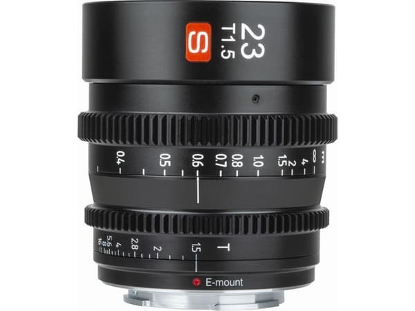 VILTROX S23mmT1.5 E, Sony E, Sony E, Svart, 500 g, 72 mm, 72 mm