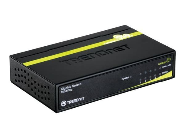 Trendnet TEG-S50G, Hallitsematon, Täysin kaksipuolinen