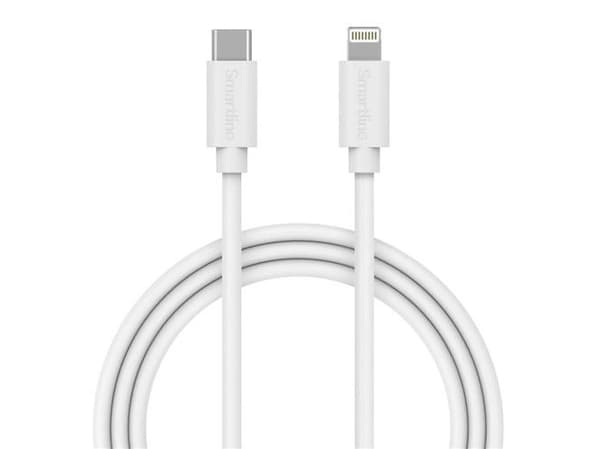 Ladelingskabel USB-C/Lightning hvit 100 cm