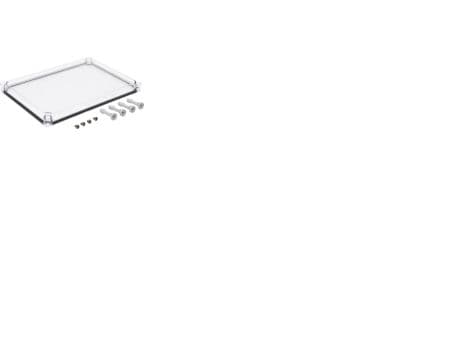 Dæksel EKP30-T 380x280x30 mm läpinäkyvä
