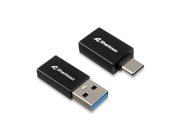 Sharkoon OfficePal - USB-adaptersats - upp till 5 Gbps dataöverföringshastighet