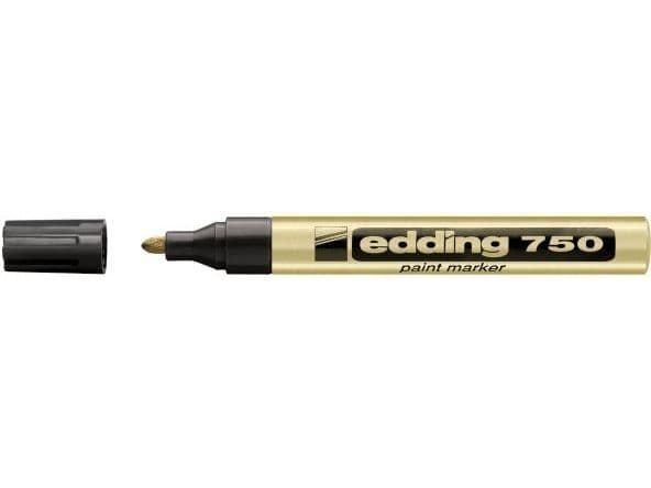 edding 750 paint - Markering - permanent - gyllene - pigmentbläck - 2-4 mm