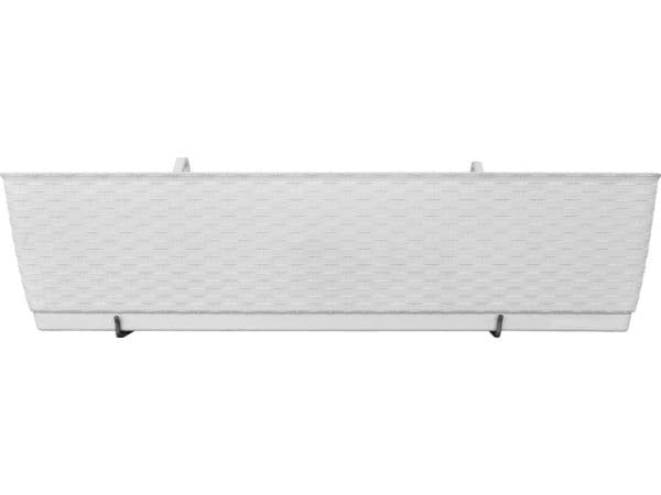 Prosperplast Ratolla Case blomkruka med krokar DRL600PW vit