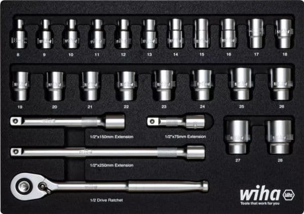 Wiha 44740 Hylsysarja 1/2 395 mm