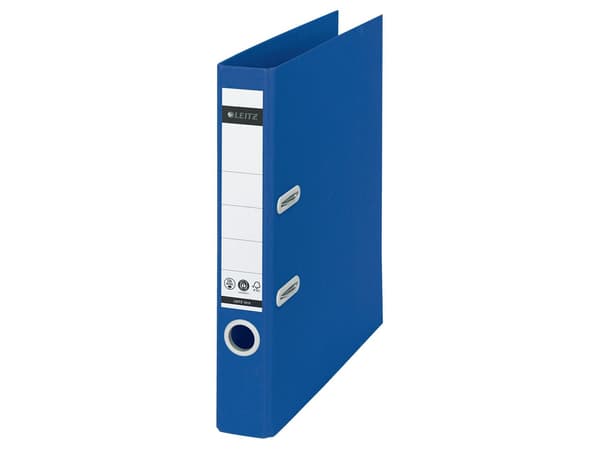 Brevordner Leitz Recycle 180°A4/50mm blå - (10 stk.)