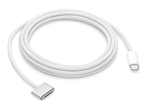 Apple - Strømkabel - USB-C (hann) til MagSafe 3 (hann) magnetisk - 2 m - sølv