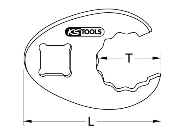 KS TOOLS 1/2" sorkkarautaavain, 32mm (913.1307)