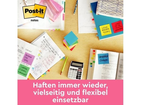 Sticky notes Post-it Beachside BxL 76 x 76 mm blandade förpackning med 6 st