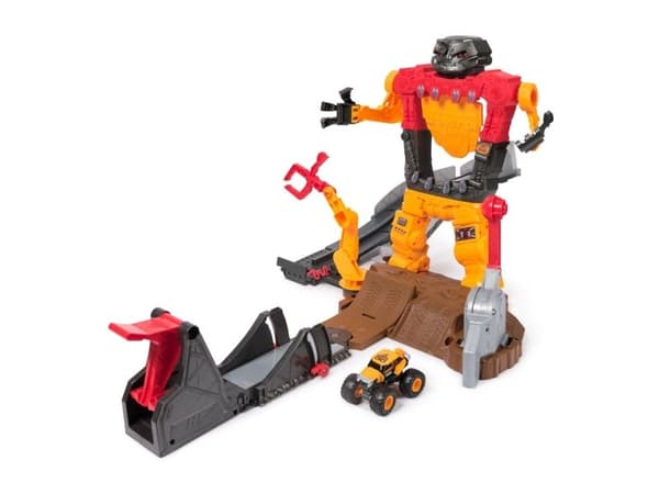 Monster Jam 1:64 Smash & Bash Smashbot leksakssats