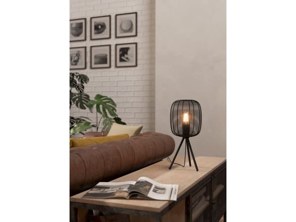EGLO RINROE bordslampa E27 svart