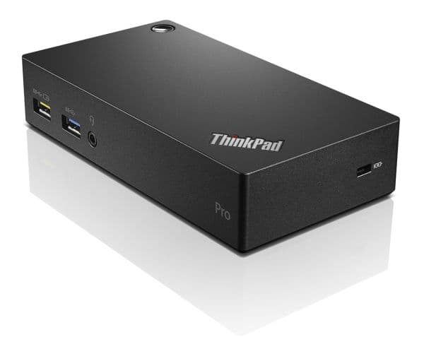 Lenovo ThinkPad USB 3.0 Pro Dock - Dockningsstation - USB - DP, DVI - 1GbE - 45 Watt - Danmark