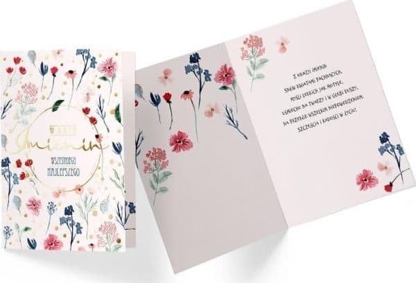 B6 carnet PR-242 navnedagsblomster