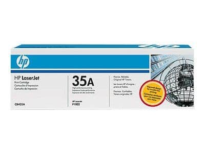Lasertoner HP 35A CB435A, 1.500 sider, Sort