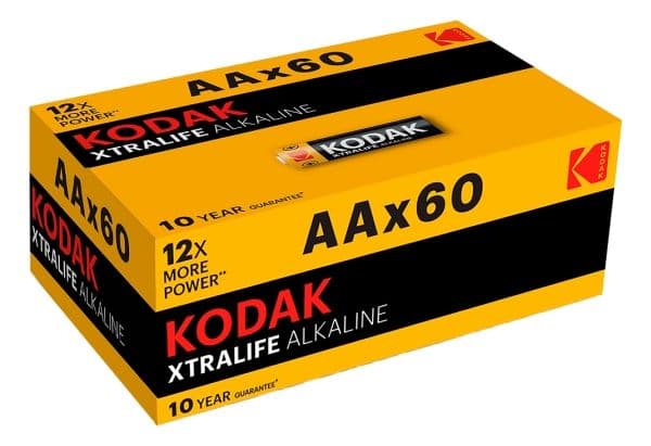 Kodak XTRALIFE AA-alkaliparisto (60 kpl)