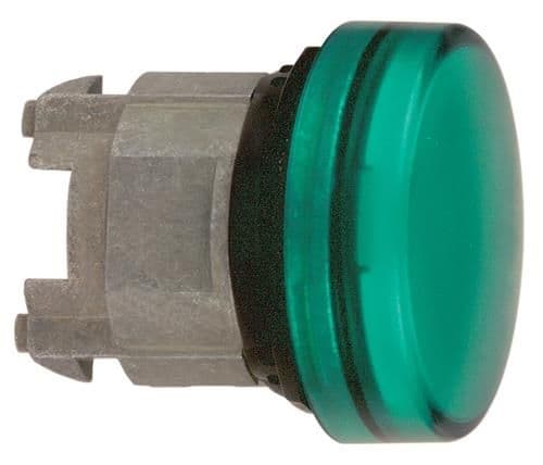 Lampehoved grøn for LED ZB4BV033