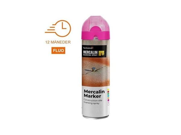 Mercalin® Marker FL mærkespray, fluorescerende pink