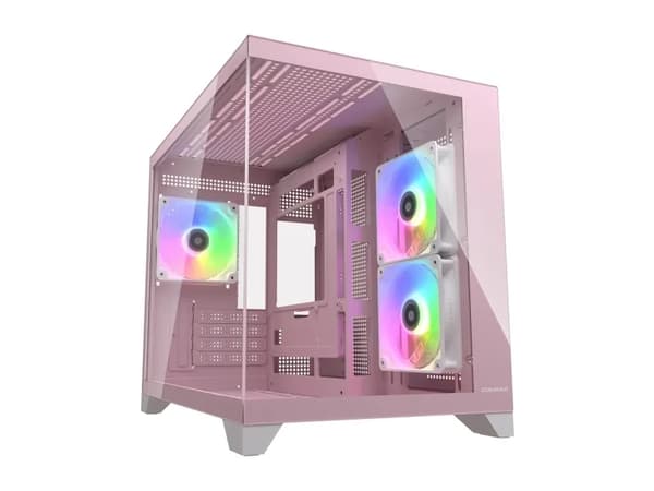 COUGAR CGR-2QA6P-RGB, Mini Tower, PC, Rosa, micro ATX, Mini-ITX, Spela, Multi