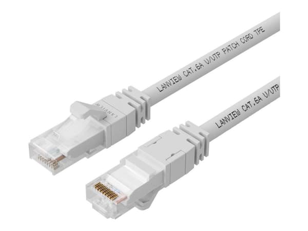 Lanview LV-UTP6A10W, 10 m, S/FTP (S-STP), Valkoinen