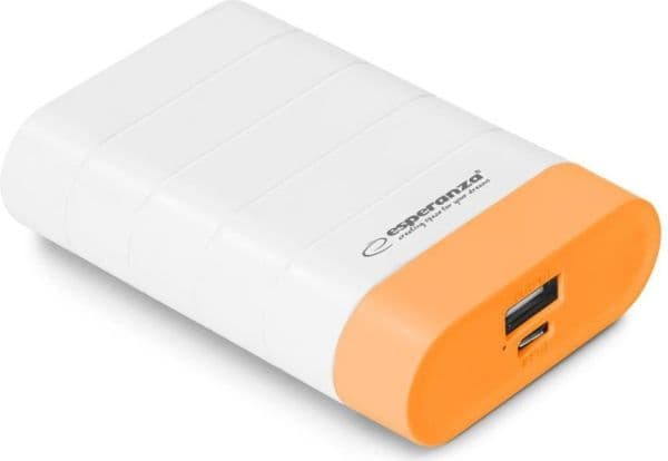 Esperanza EMP110WO, 4800 mAh, Orange, Hvid