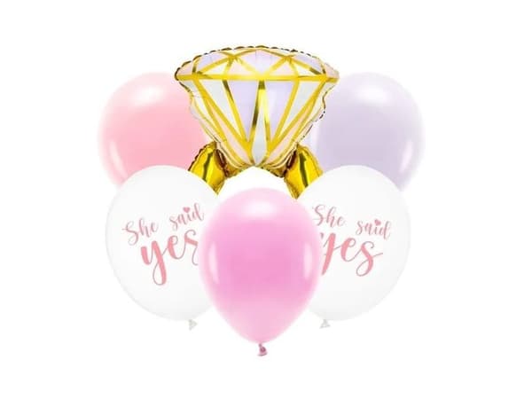 Ballonbuket She said yes