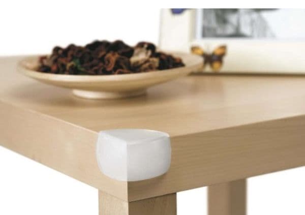 Chicco 00060806000000, Hörnskydd för barn, 4 styck, Vit, Plast, Blåsa