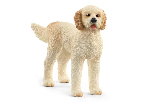Schleich kultakoira