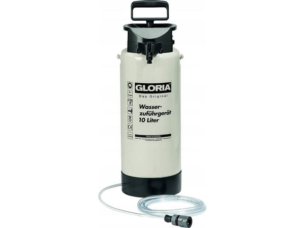 Sourcing plast tryckvattenbehållare GLORIA 10L