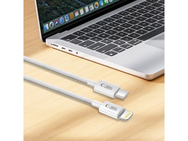 USB-kabel Tech-Protect USB-C - Lightning 2 m grå (5906302380954)