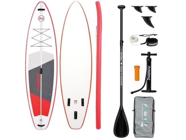 FunWater SUP-bräda SUPFW69C 3,35 m (röd-vit)