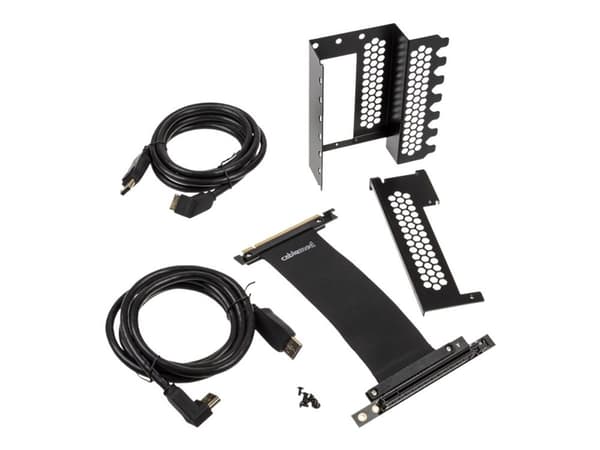 CableMod - PCIe-kortkonsol - DisplayPort x 2 - svart