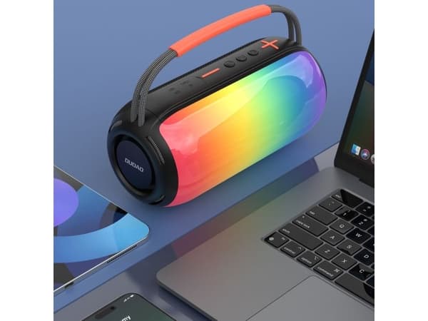 Dudao Y21 Wireless Speaker with RGB Backlight Bluetooth 5.3 - Black
