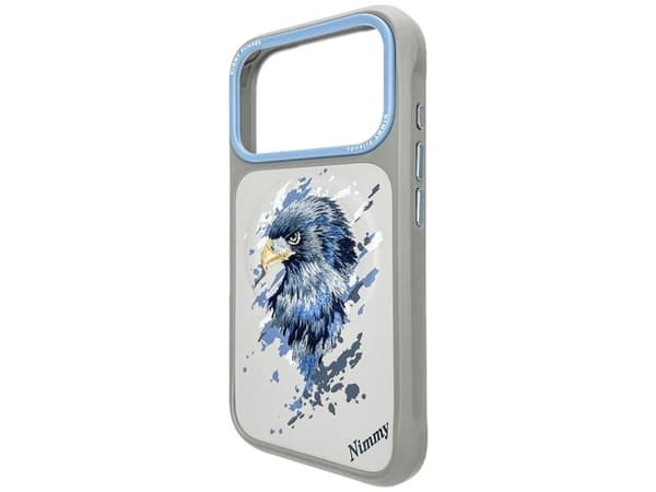 Nimmy Eagle MagSafe-fodral för iPhone 17 Pro grå