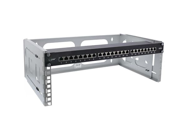 InLine 19104C, Väggmonterad rack, 4U, 2,7 kg, Grå