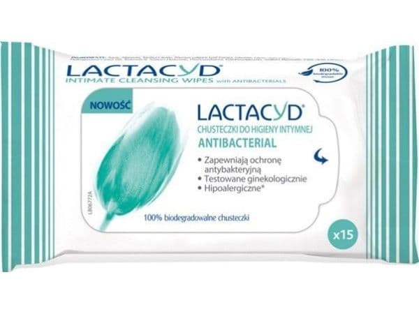 Intimate Wipes with Anti-Bacterial 15 Pieces