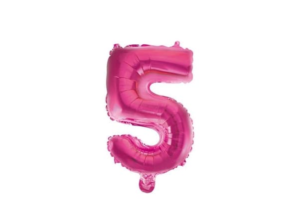 Sifferballonger hot pink, 41 cm