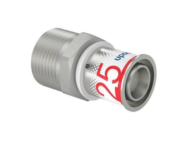 Uponor S-Press PLUS presskoppling muffe/nippel 25 mm x 1"
