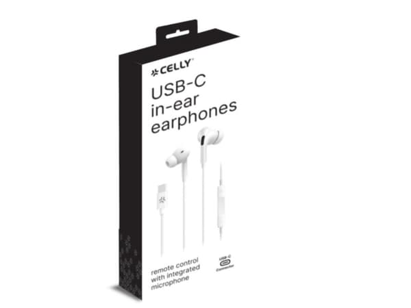 UP1200 Stereoheadset In-Ear USB-C Vit