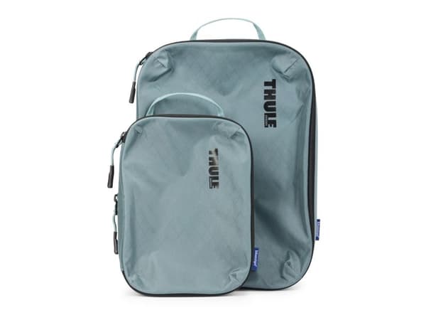 Thule - Organizing bag set for klær - small/medium - 100D ripstop nylon - pond gray