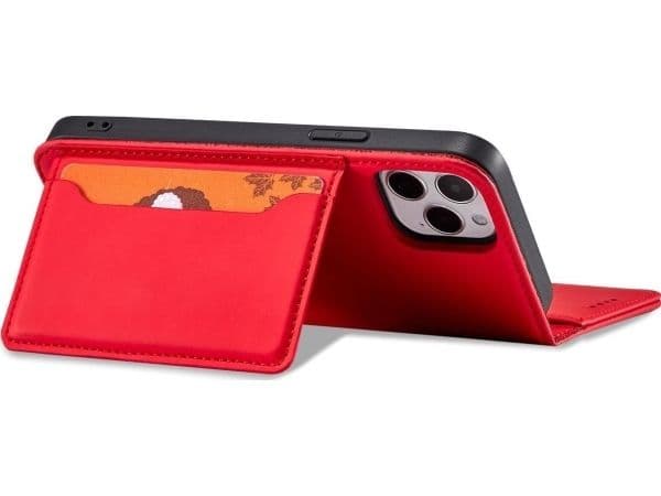 Magnetkortetui til iPhone 12 Pro Max - rød