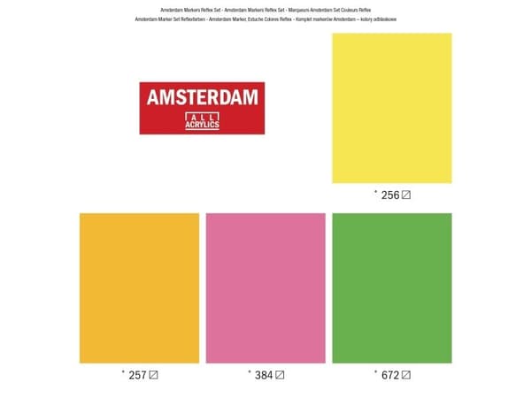 Schjerning Amsterdam akryl marker reflekssystem | 4 farger